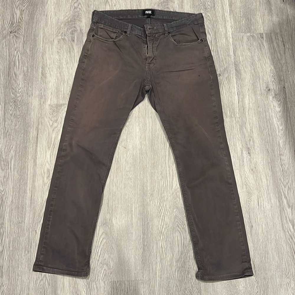 PAIGE Men's Chinos in Dark Brown
